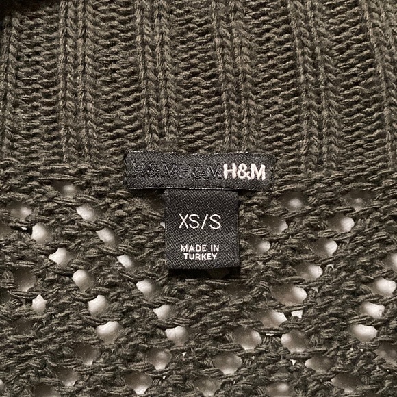 H&M Acrylic Open Knit/Crochet Shrug/Cardigan X-Small/Small - Picture 2 of 13